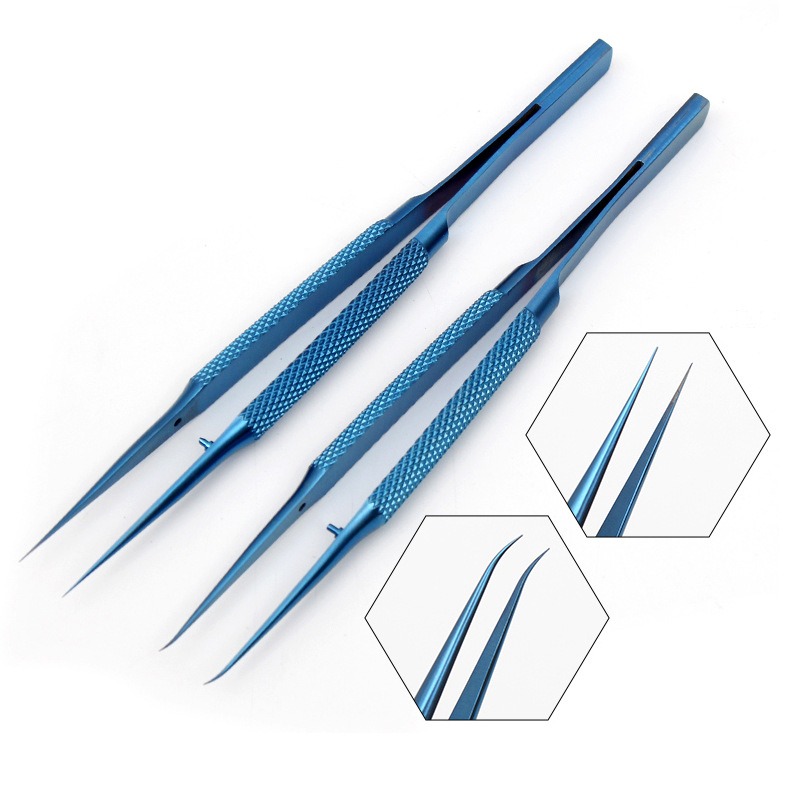 Smd Tweezer Set - Titanium Alloy Anti-Magnetic Tweezers for Electronics