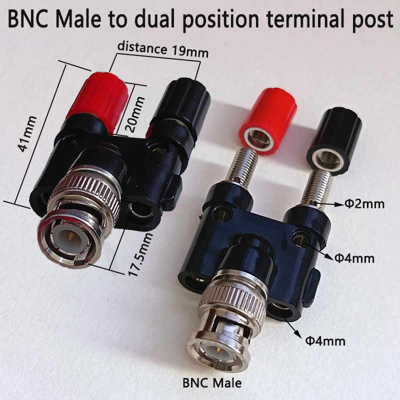 1PC BNC Male/Female to 4mm Dua - Electronics Repair Equipment ulasan dan harga