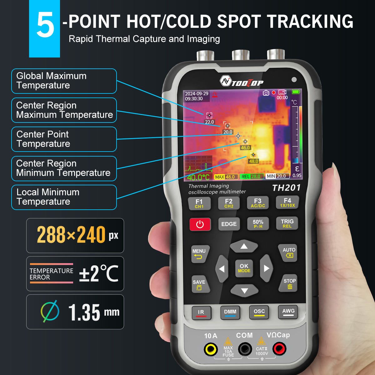 TOOLTOP TH201 4in1 Thermal Ima - Electronics Repair Equipment ulasan dan harga