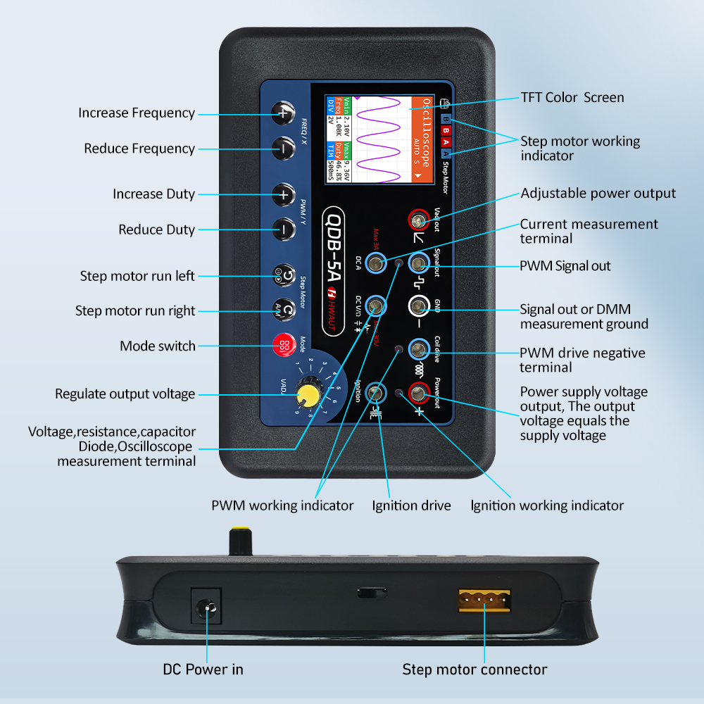 QDB4A QDB-5A Car Sensor Tester - Electronics Repair Equipment ulasan dan harga