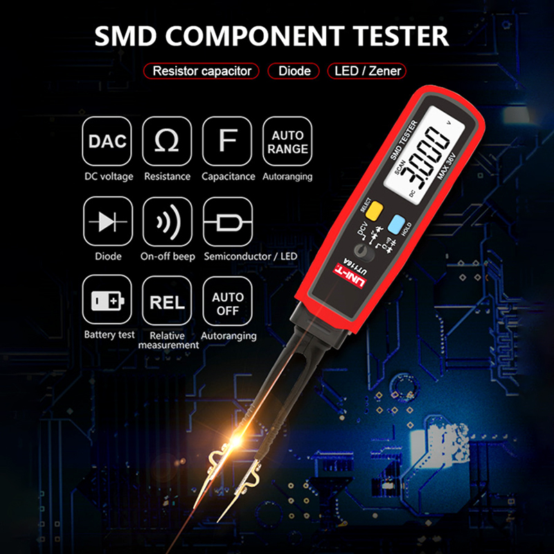 UNI-T UT116A UT116C Digital Tw - Smd Tweezer Set ulasan dan harga
