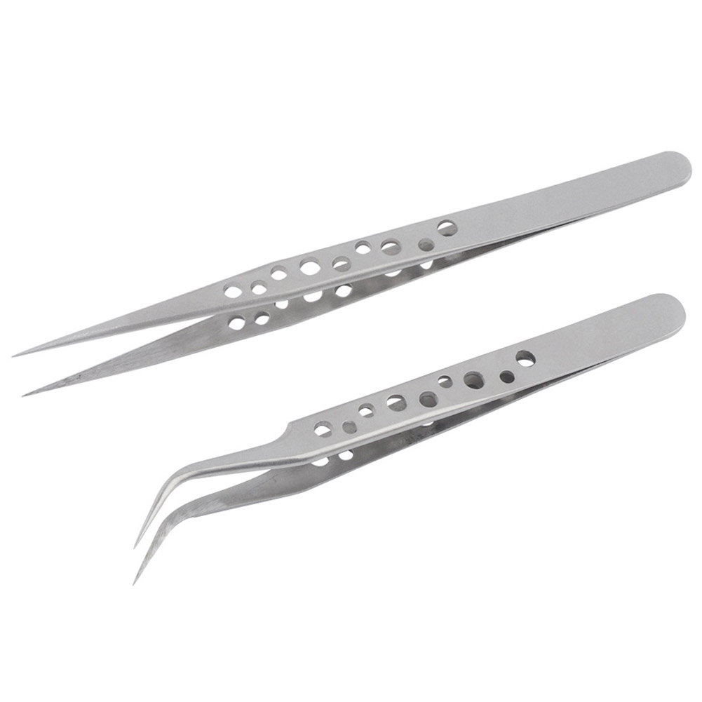 Ultra Precision Stainless Stee - Smd Tweezer Set ulasan dan harga